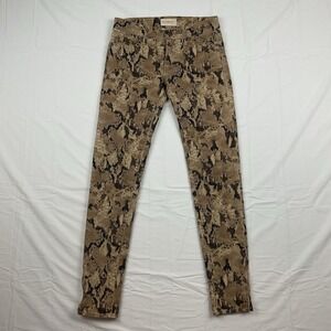 Ralph Lauren 25 Snakeskin‎ Jeans Denim Supply Skinny Animal Print Stretch Pants
